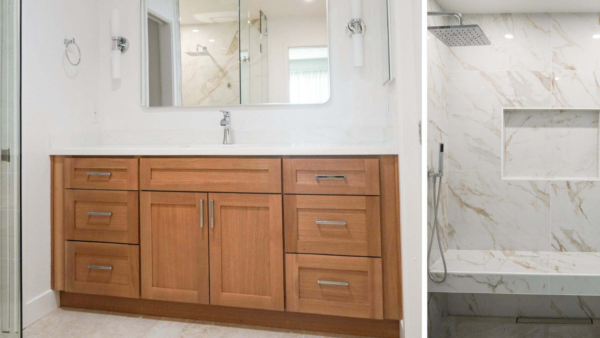 Guest bathroom remodel in San Diego